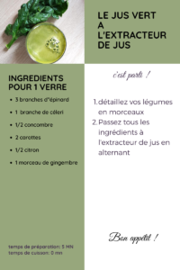 jus vert extracteur