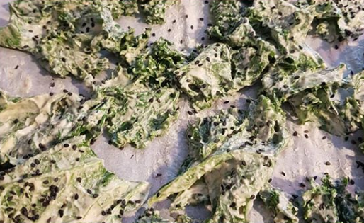 chips kale raw food