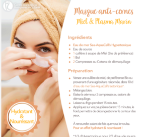 masque anticerne diy