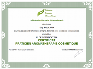 aromatherapeute cosmetique