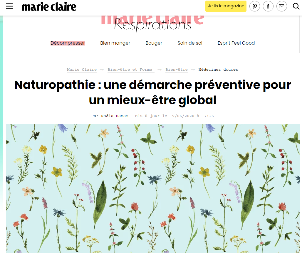 la naturopathie dans la presse
