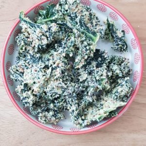 chips de kale au deshydrateur