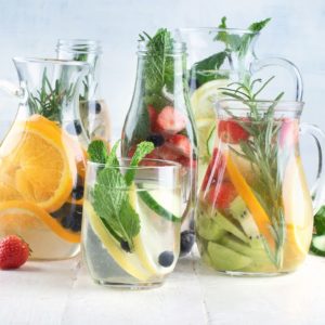 Les eaux infusées, recettes