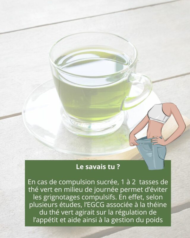 thé vert pour perdre du poids